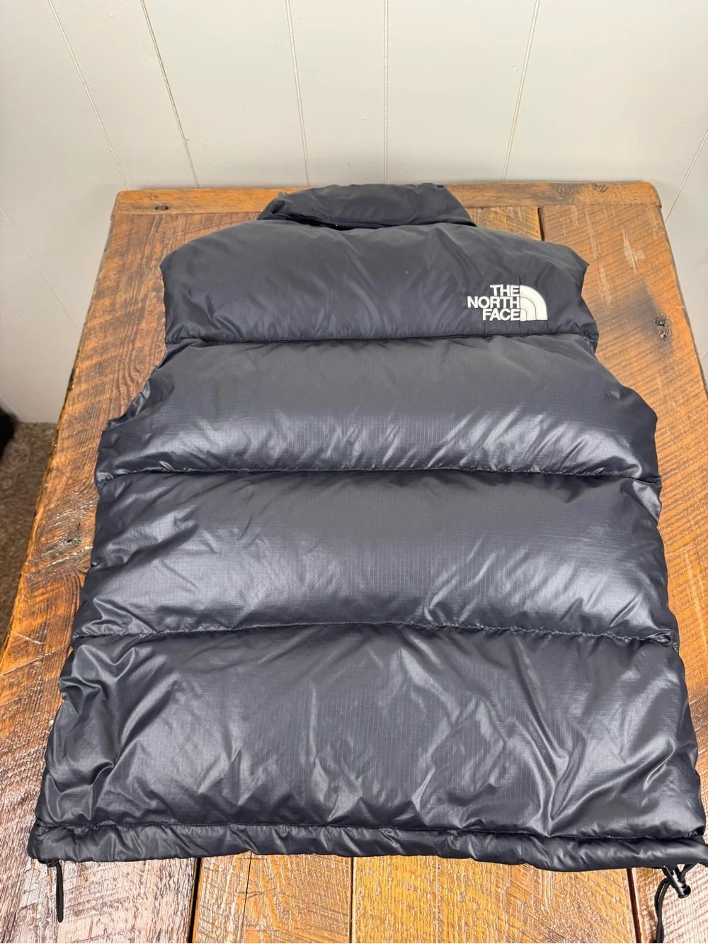 The North Face Men’s Small Black Nuptse 700 Goose Down Puffer Vest